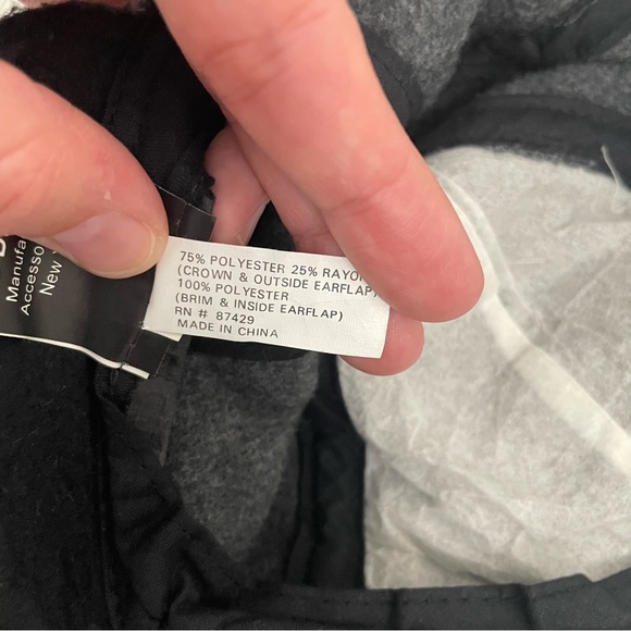 Disney Mickey Mouse Grey Black Ear Flap Fuzzy Hat - Picture 9 of 9